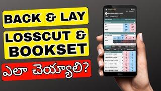 Brief Explanation of Back & Lay, Losscut & Bookset in Telugu | Losscut Bookset in Telugu #bookset