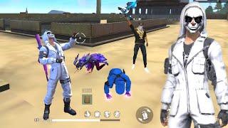 White Criminal Bundle But.... Playing With Dangerous Charector  Solo Vs Squad  Garena Free Fire 