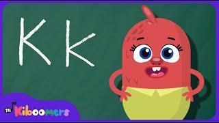 Letter K Song - THE KIBOOMERS Preschool Phonics Sounds - Uppercase & Lowercase Letters