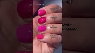 Pink OPI nail polish comparison! 