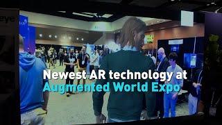 Newest AR technology at Augmented World Expo