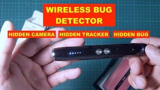 HIDDEN CAMERA, BUG, WIRELESS DEVICE TRACKER BUG DETECTOR