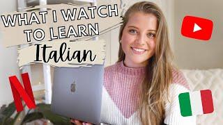 My Favorite Italian Netflix Shows & YouTubers   | Learn Italian With Netflix