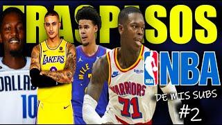 Schroder CAMBIÓ TODO ??  Kuz a Lakers ??  Mavs  Nuggets  COMENTANDO TRASPASOS DE MIS SUBS #2