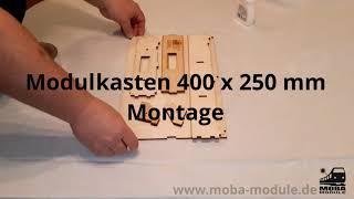 Modulkasten Modulbausatz Modelleisenbahn Spur N 400 x 250 mm MOBA Module