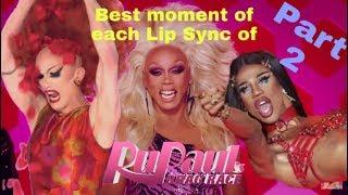 Best moment of each LIP SYNC of RPDR // PART 2