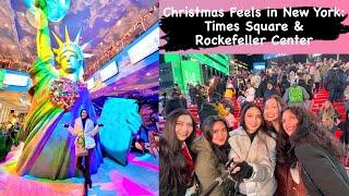 A Day in New York: Times Square & Rockefeller Christmas Center (Flight Attendant Stories)