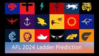 AFL 2024 Ladder Prediction + Finals + Awards