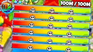 We gave boss bloons 100x HP