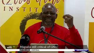 SACP's Mapaila still critical of GNU