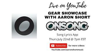 Live Gear Showcase - OnSong