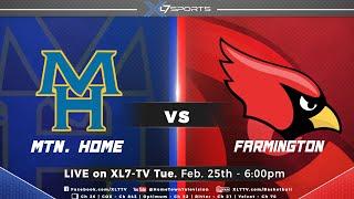 Mountain Home Bombers vs Farmington Cardinals (Basketball)