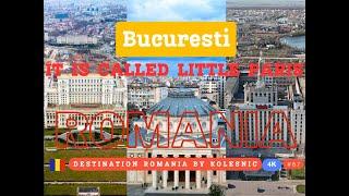 Discover the amazing 4k aerial footage of Bucharest Romania 2024