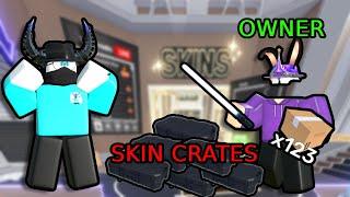 ROBLOX RIVALS I OPENED HUNDREDS OF SKIN CRATES!!! MUST WATCH