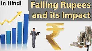 Falling value of Indian Rupee against US Dollar- अर्थव्यवस्था पर इसका असर - Current Affairs 2018