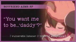 Becoming small and safe after a bad day (ASMR RP M4A)  [vulnerable listener] [trust] [acceptance]