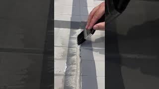 Roofing Cut Edge Corrosion treatment application Rooflock/ Rapid Roof / DrySilane