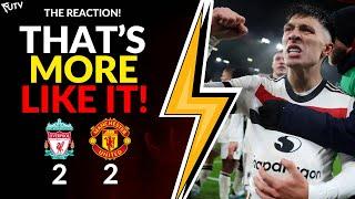 RUBEN AMORIM is FURIOUS With His Players! Liverpool 2-2 Man United Live Reaction!