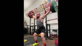 130kg power snatch