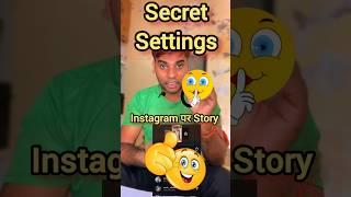 Instagram Secret Setting | instagram story hide kaise kare | instagram story #shorts #instagram