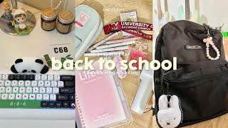 preparing for uni!  — what’s in my backpack, college essentials, cute panda keyboard 