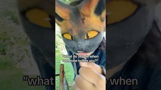 See my FIST, you better run  #satire #therian #wolf #furry #cringe