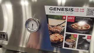 Weber Genesis S-335 Liquid Propane Gas Grill, Stainless Steel