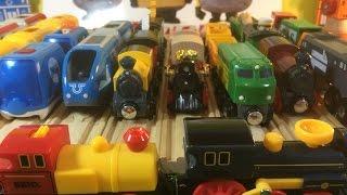 compilation HD 20 diversi BRIO legno trenini locomotive (03870 IT)
