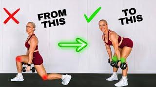 45 Min KNEE FRIENDLY Strength Training Workout | No Repeat | No Jumping