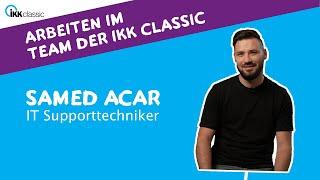 Arbeiten im Team der IKK classic: Samed Acar, IT Supporttechniker