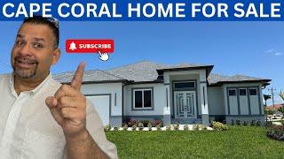 Homes for sale in Cape Coral Florida with pool | Luxury home tour