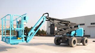 14m DC power Self propelled boom lift Aerial Work Platform from LGLIFT China