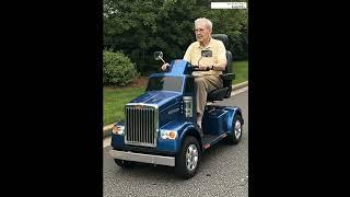 Semi-truck Inspired Mobility Scooter: Redefining Mobility with a Truck-Inspired Aesthetic