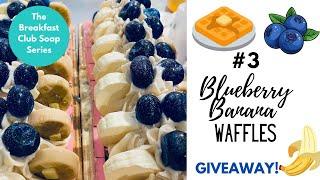 Blueberry Banana Waffle Soap | Making soap | Cutting Soap