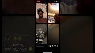 24lik Arguing with opps & gmo stax on instagram live (tap in)