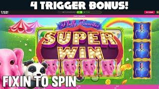 4 TRIGGER BONUS! **NEW** Fluffy Favorites on Chumba Casino