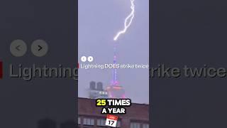 Lightning Never Strikes Twice? WRONG  #didyouknow