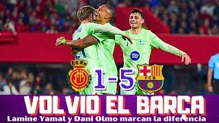 LAMINE YAMAL, OLMO Y RAPHINHA DEVUELVEN AL BARCELONA AL TRIUNFO. GOLEADA EN MALLORCA