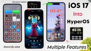 iOS 17 Into HyperOS Theme - Dynamic Island, Depth Effect Wallpaper & New Widgets Animation Themes