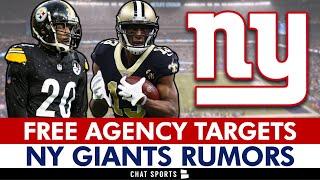 NEW Giants Free Agency Targets per Bleacher Report | NY Giants Rumors