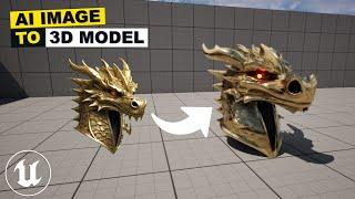 Turn AI Images To 3D Models - Unreal Engine 5 Tutorial