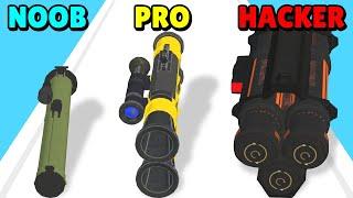 NOOB vs PRO vs HACKER in Rockets Stack!