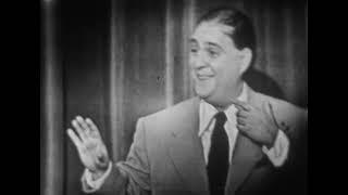 Zero Mostel on Toast of the Town 1949