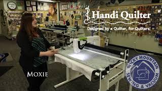 New affordable longarm quilting machine from Handi Quilter! Meet Moxie!