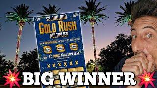 BIG WINNEW $10 Goldrush Multipler!! Scratch Life