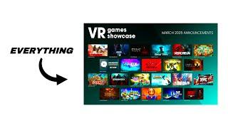 The VR Games Showcase in 5 minutes.
