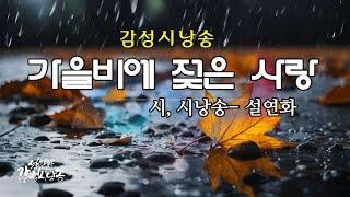 [감성시낭송] 가을 비에 젖은 사랑 / 시, 시낭송 설연화 / 시린 겨울에는 꽃을 피울 수 없다