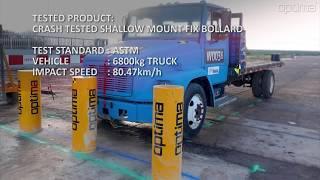 CRASH TESTED SHALLOW MOUNT FIX BOLLARD