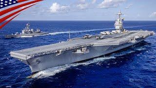 Japanese Training Ships Meets World's Largest US Aircraft Carrier During Around-the-World Voyage