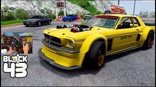 REALISTIC 1400hp Twin Turbo KEN BLOCK Hoonistang Mod On BeamNG Cliffs Is HARD!!